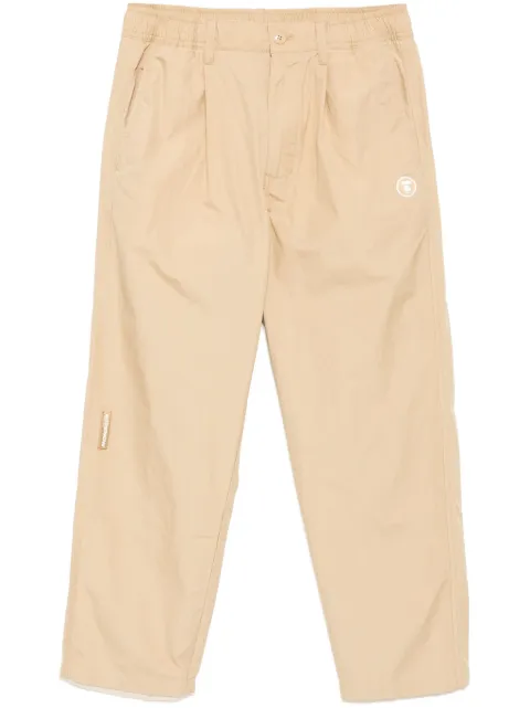 AAPE BY *A BATHING APE® pantalones con parche del logo