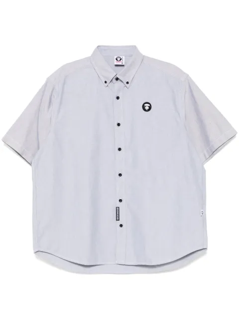 AAPE BY *A BATHING APE® logo-patch shirt