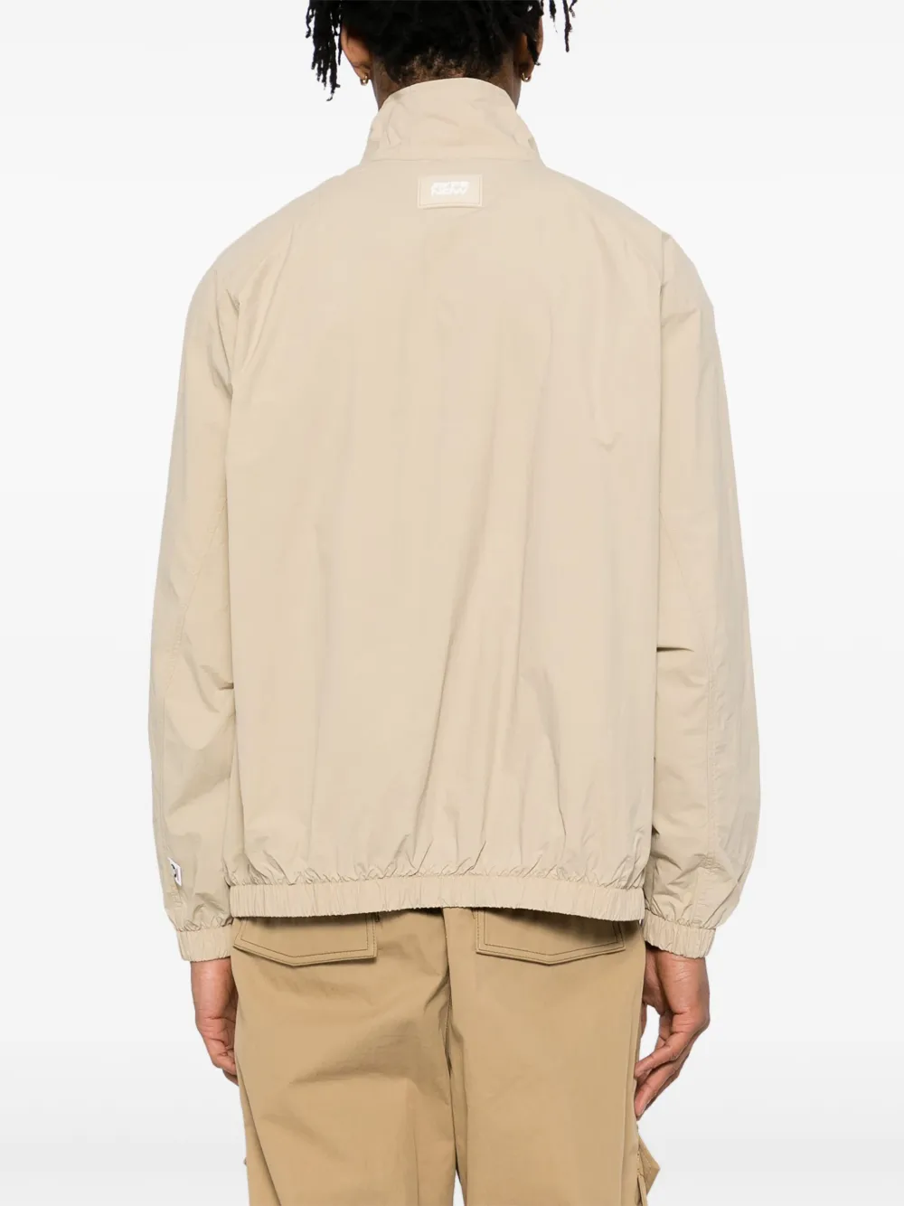 AAPE BY *A BATHING APE AAPENOW windjack met moonface-logo Beige