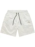 AAPE BY *A BATHING APE® logo-embroidered track shorts - White