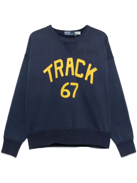 Polo Ralph Lauren slogan-appliqué sweatshirt
