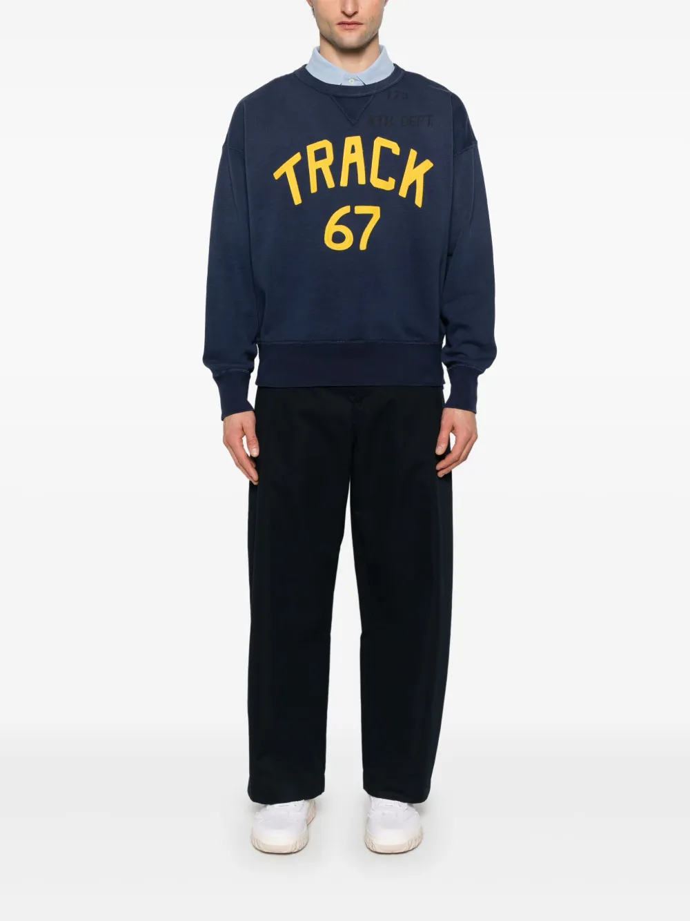 Polo Ralph Lauren Sweater met tekst applicatie - Blauw