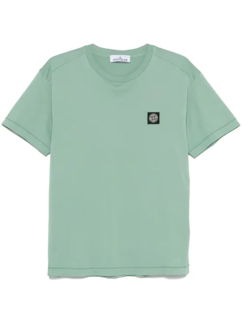 T-shirt à patch logo - Stone Island - Modalova