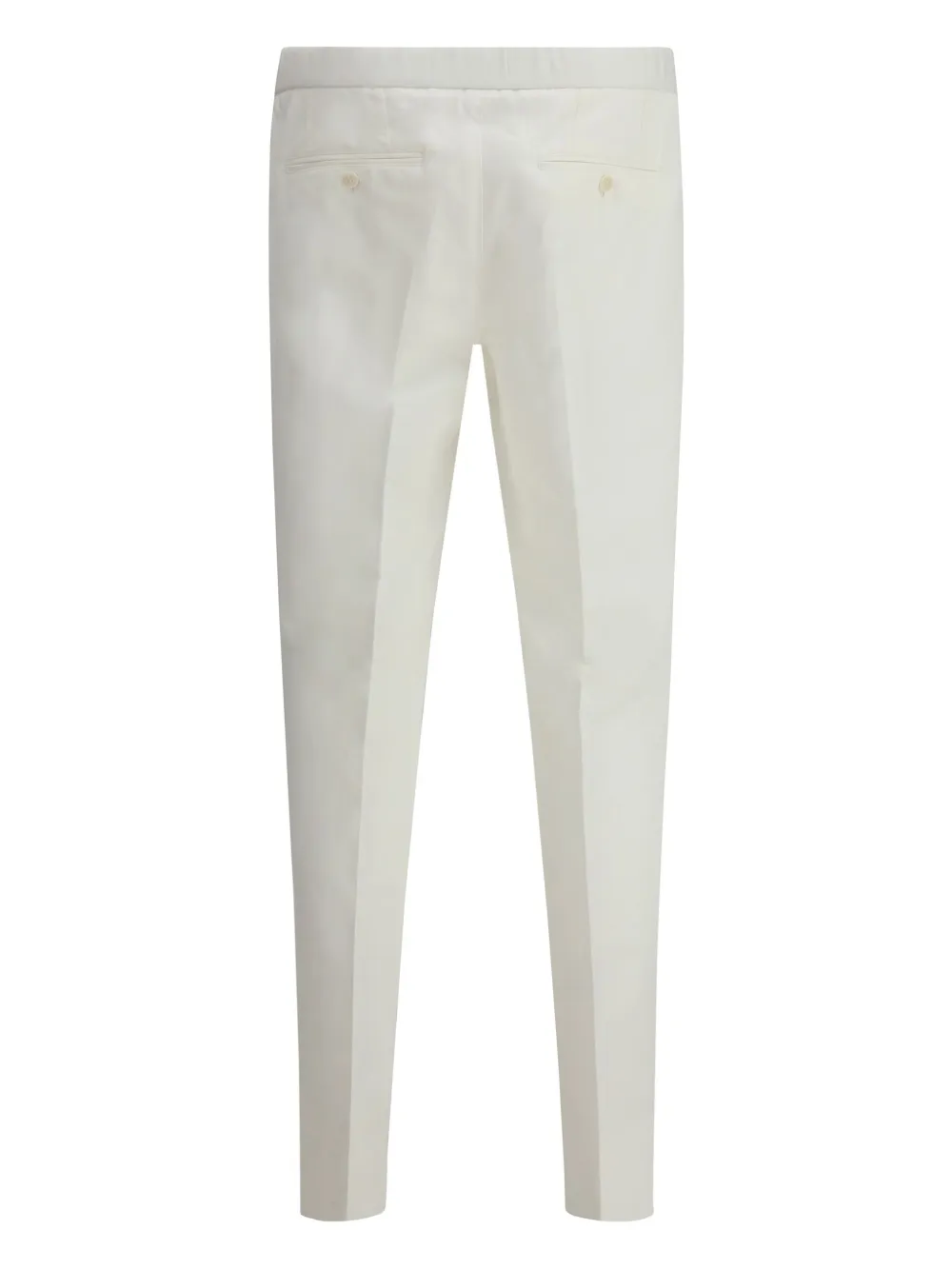 Brioni Broek met elastische taille - Wit