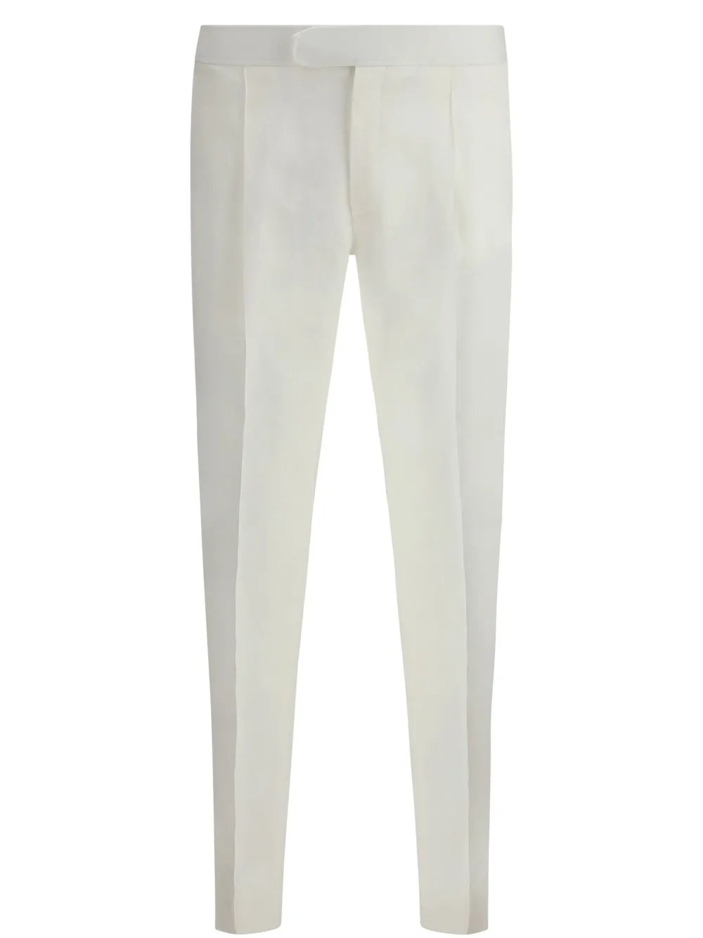 Brioni rear-elasticated waist trousers | White | Image 1