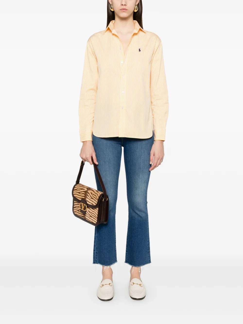 Polo Ralph Lauren Gestreept blouse - Geel