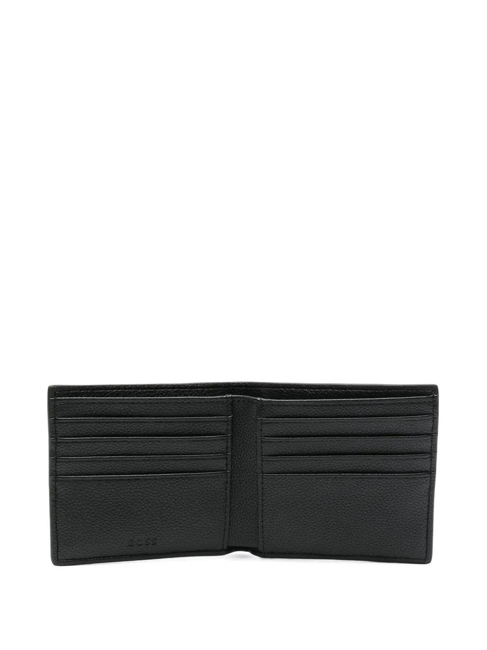Hugo Boss Leather Wallet In Black