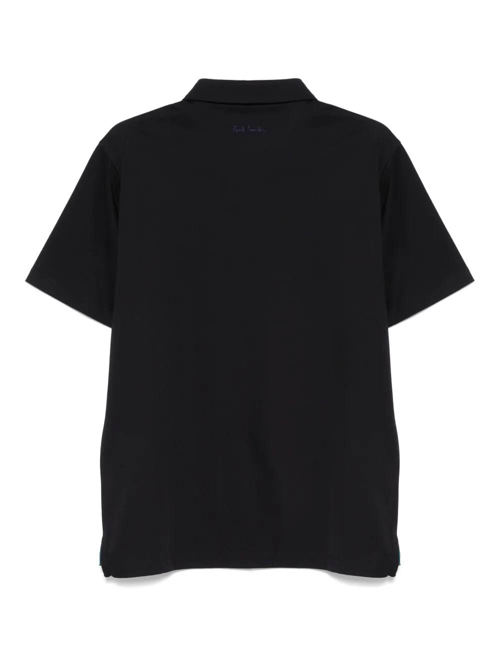 Paul Smith Interlock poloshirt - Zwart