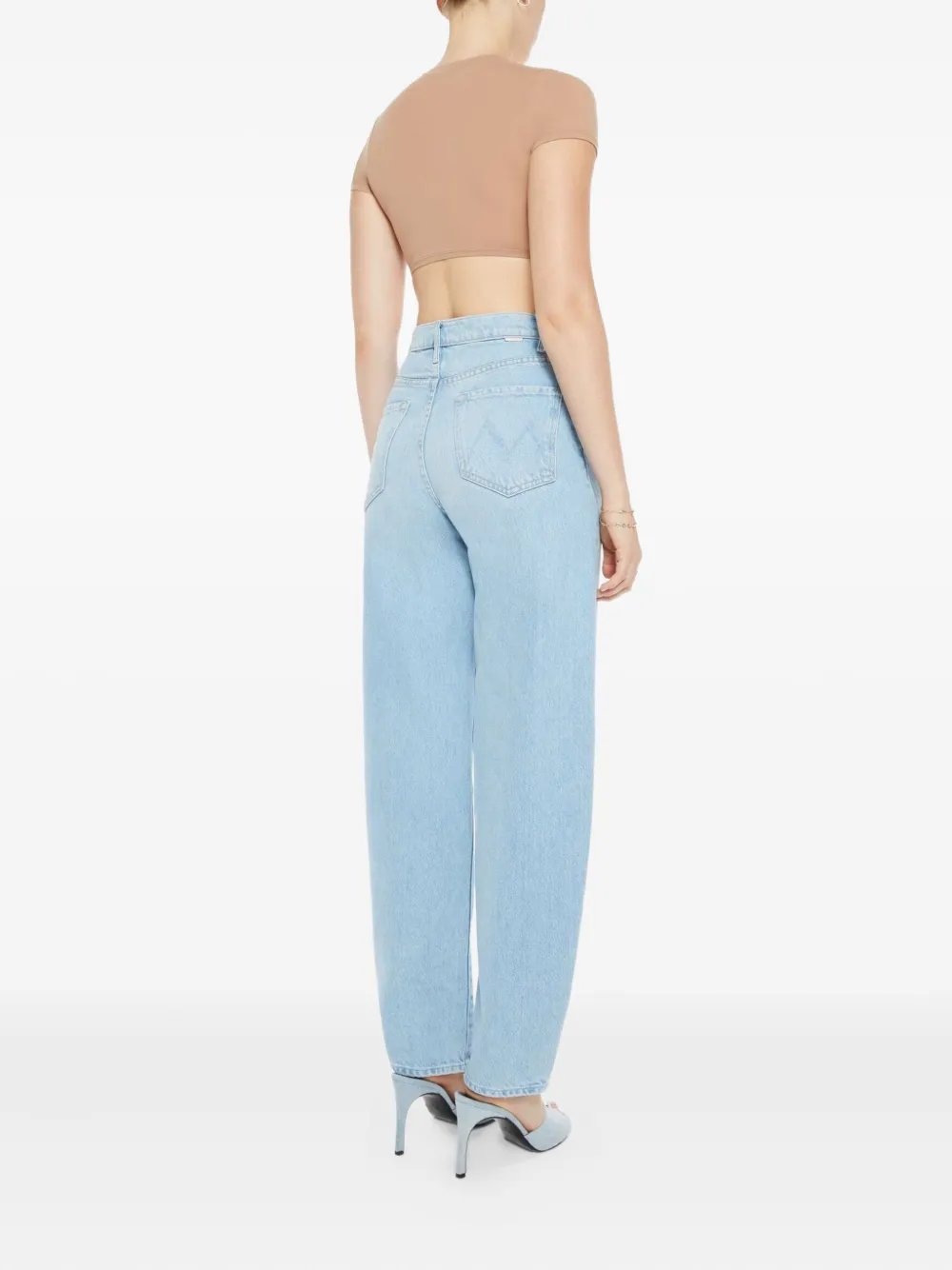 MOTHER High-waist jeans Blauw