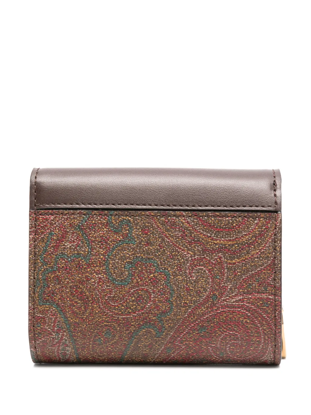 ETRO Portemonnee met paisley-print - Bruin