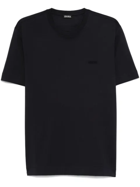 Zegna t-shirt à logo brodé