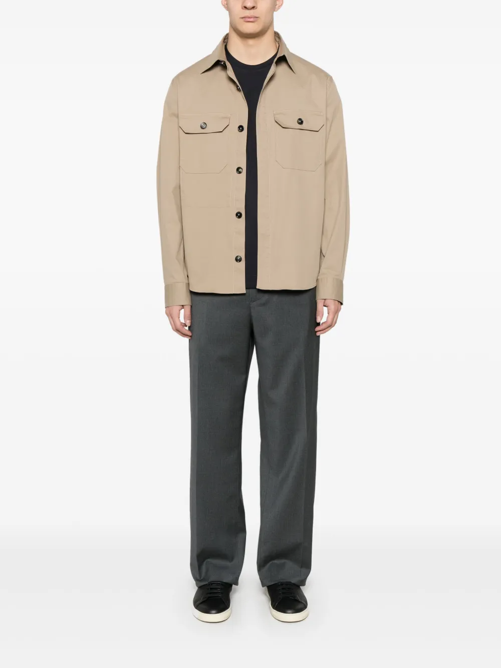 Zegna logo-embroidered T-shirt | T-Shirts | Image 2