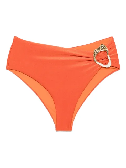 PatBO metallic-stone jersey bikini bottoms
