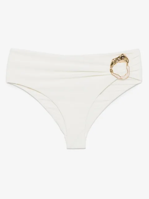 PatBO metallic-stone jersey bikini bottoms