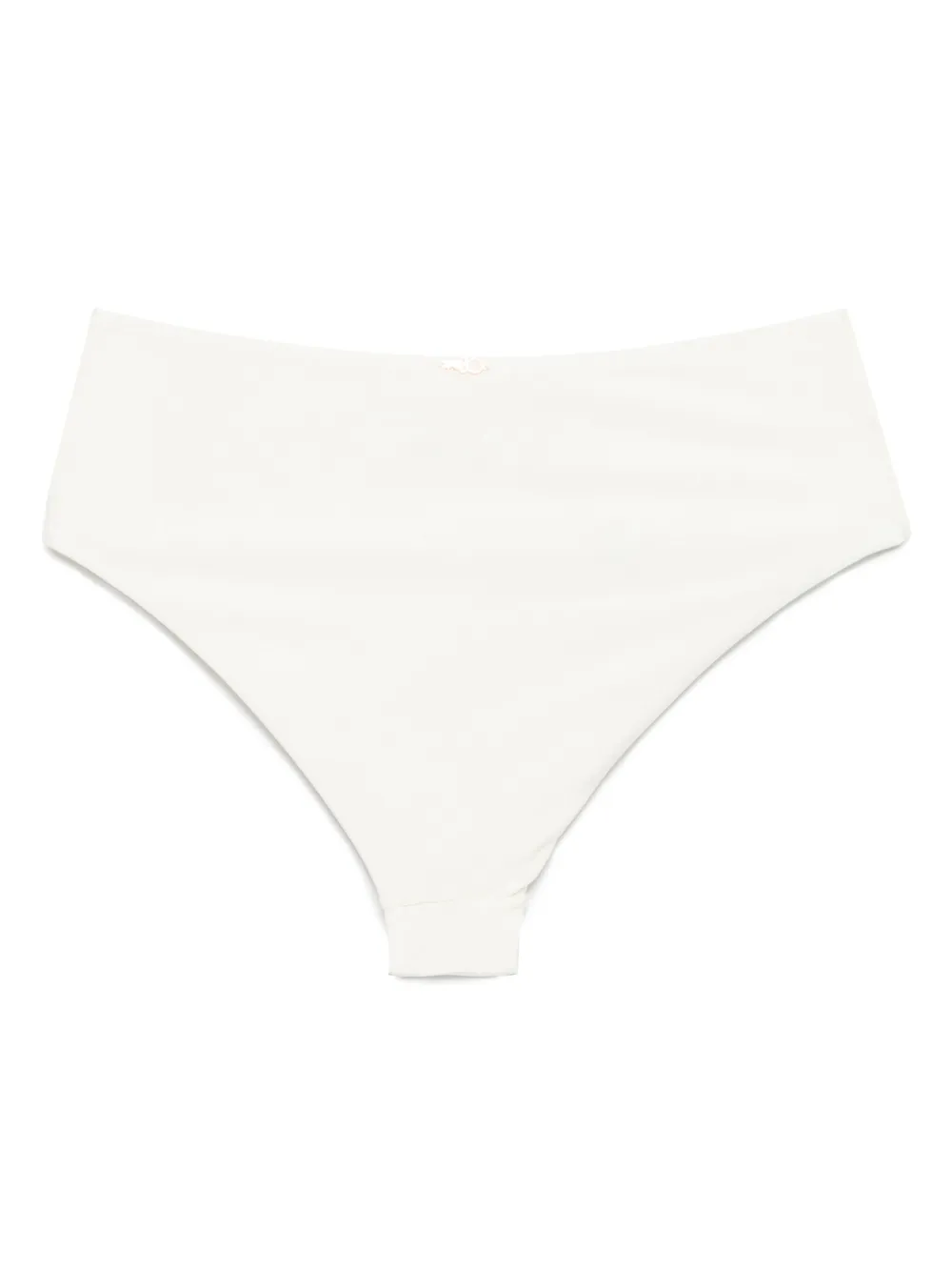 PatBO Jersey bikinislip met metallic-effect Wit