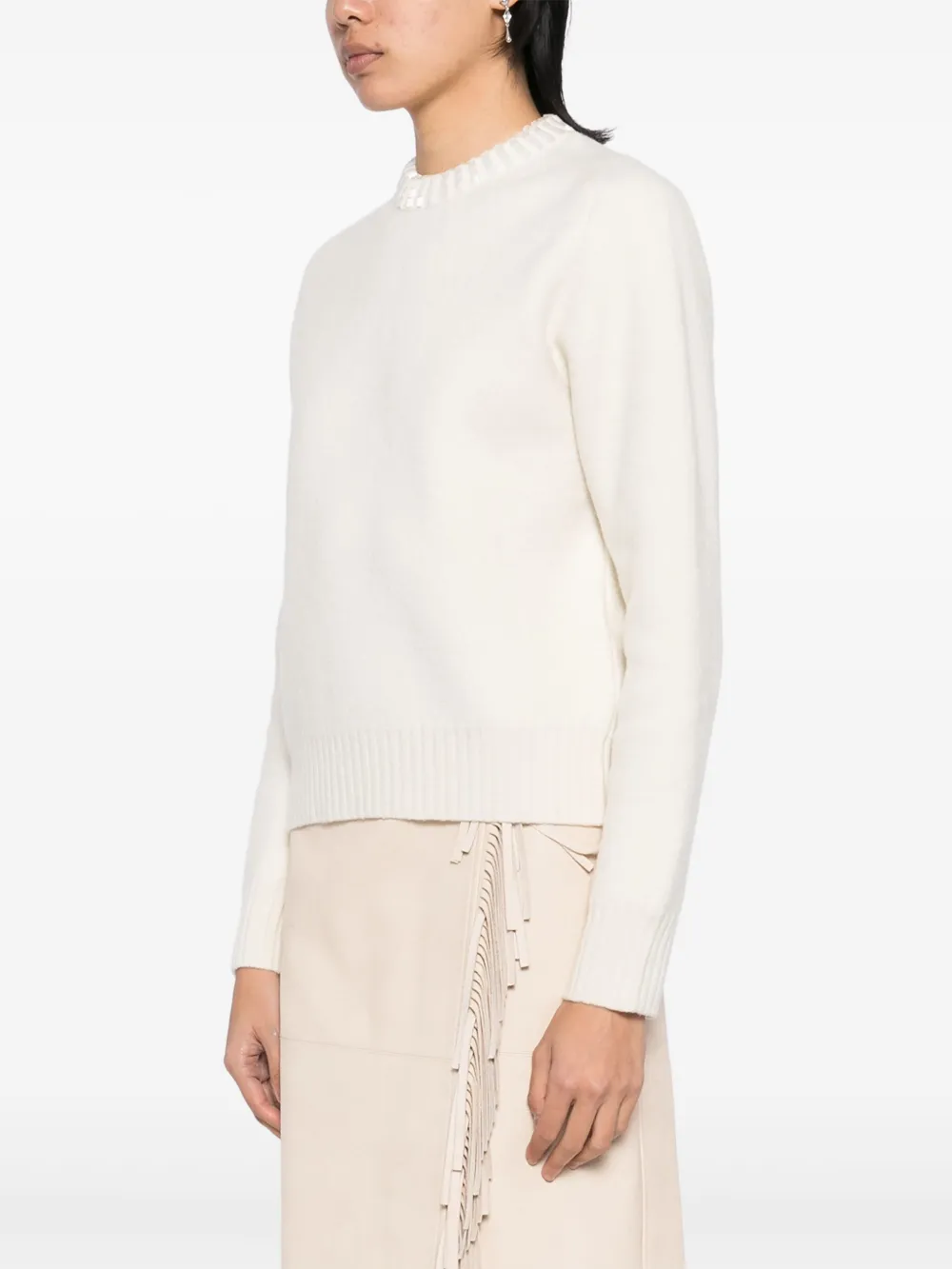 Jil Sander Trui met lange mouwen Beige