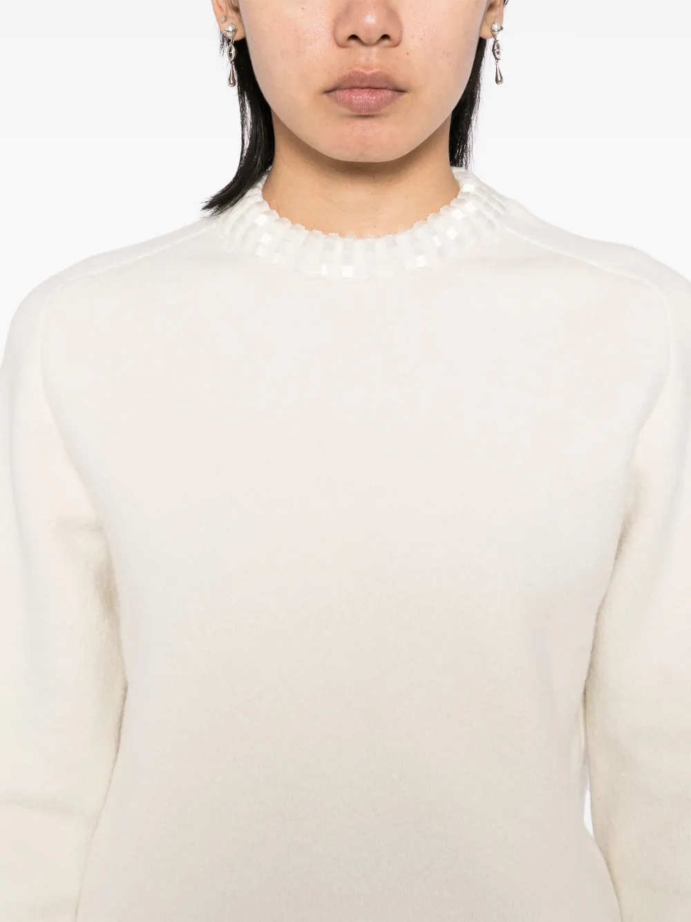 Jil Sander Trui met lange mouwen Beige