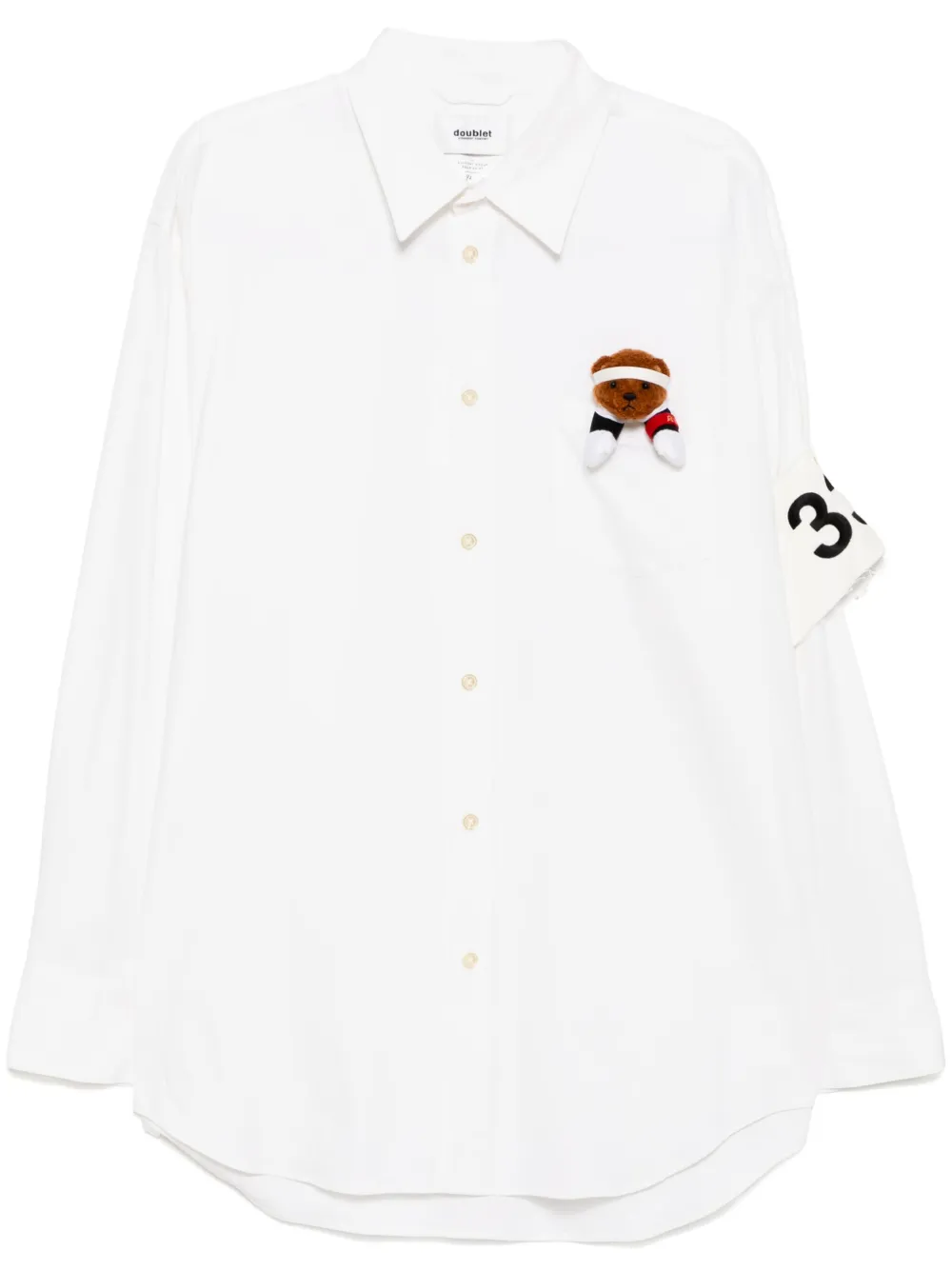 Doublet camisa Support Group Bear | blanco | Image 1