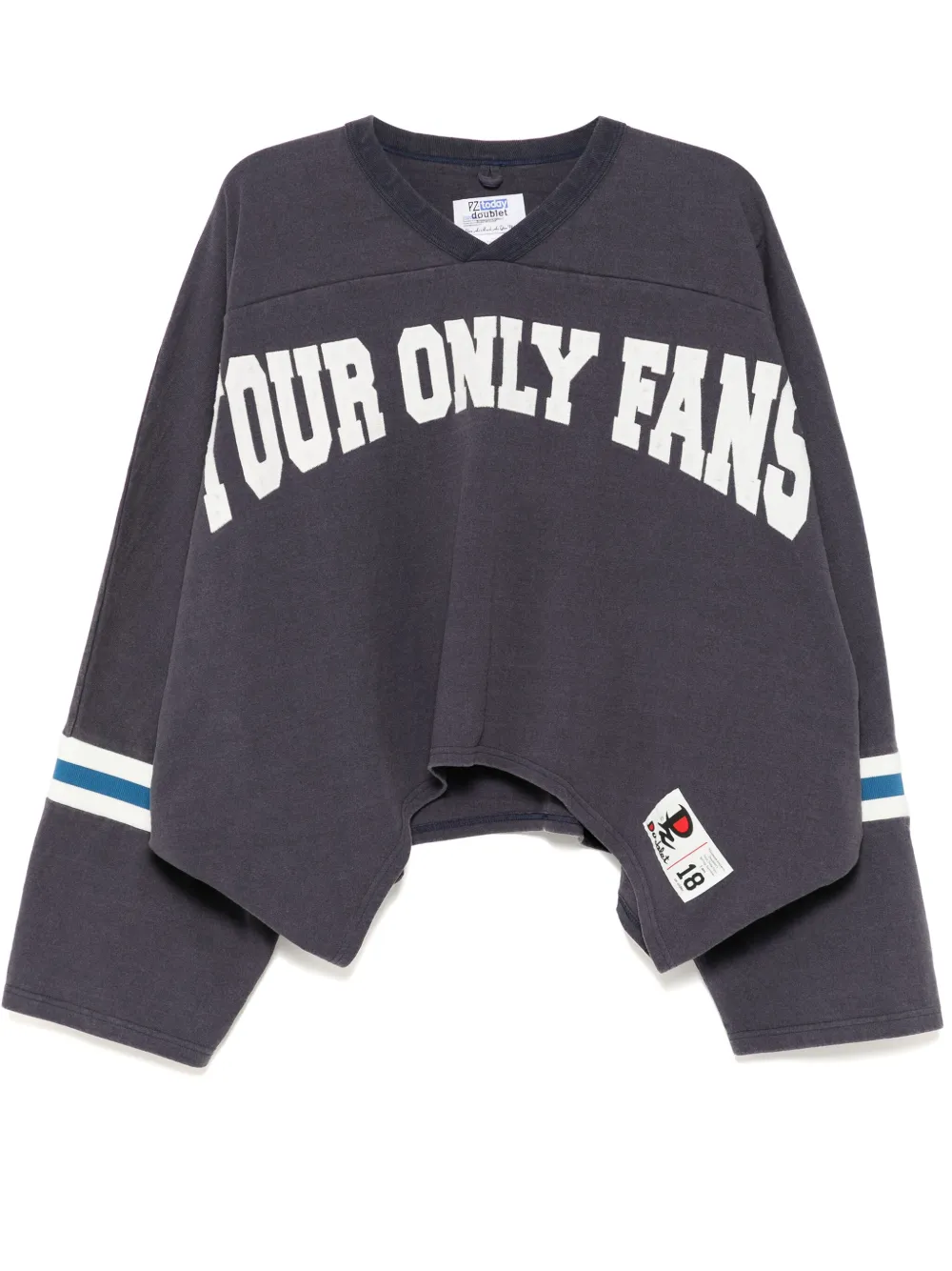 Doublet Only Fans T-shirt Blauw