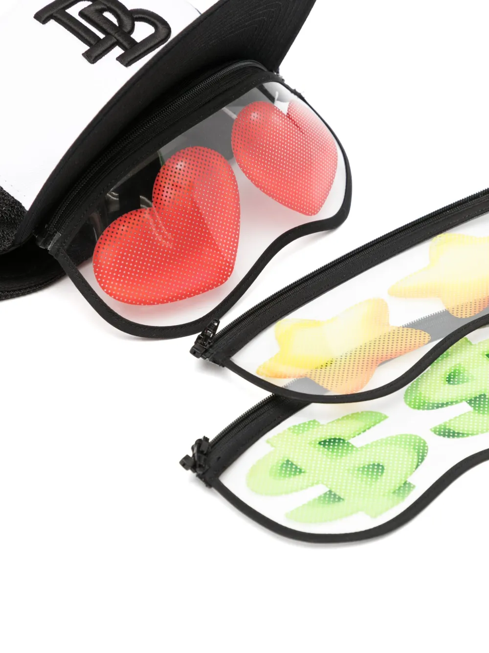 Doublet Emoji goggle pet - Zwart