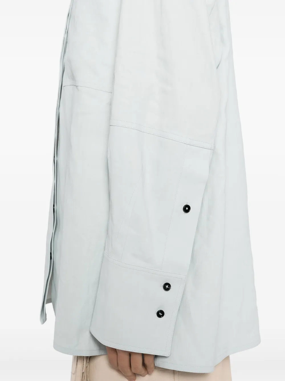 Jil Sander Linnen blouse Blauw