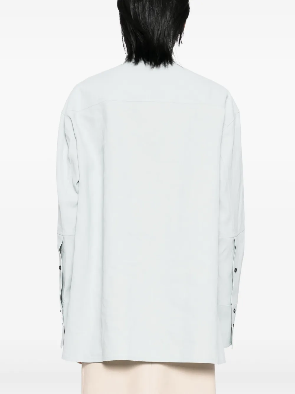 Jil Sander Linnen blouse Blauw