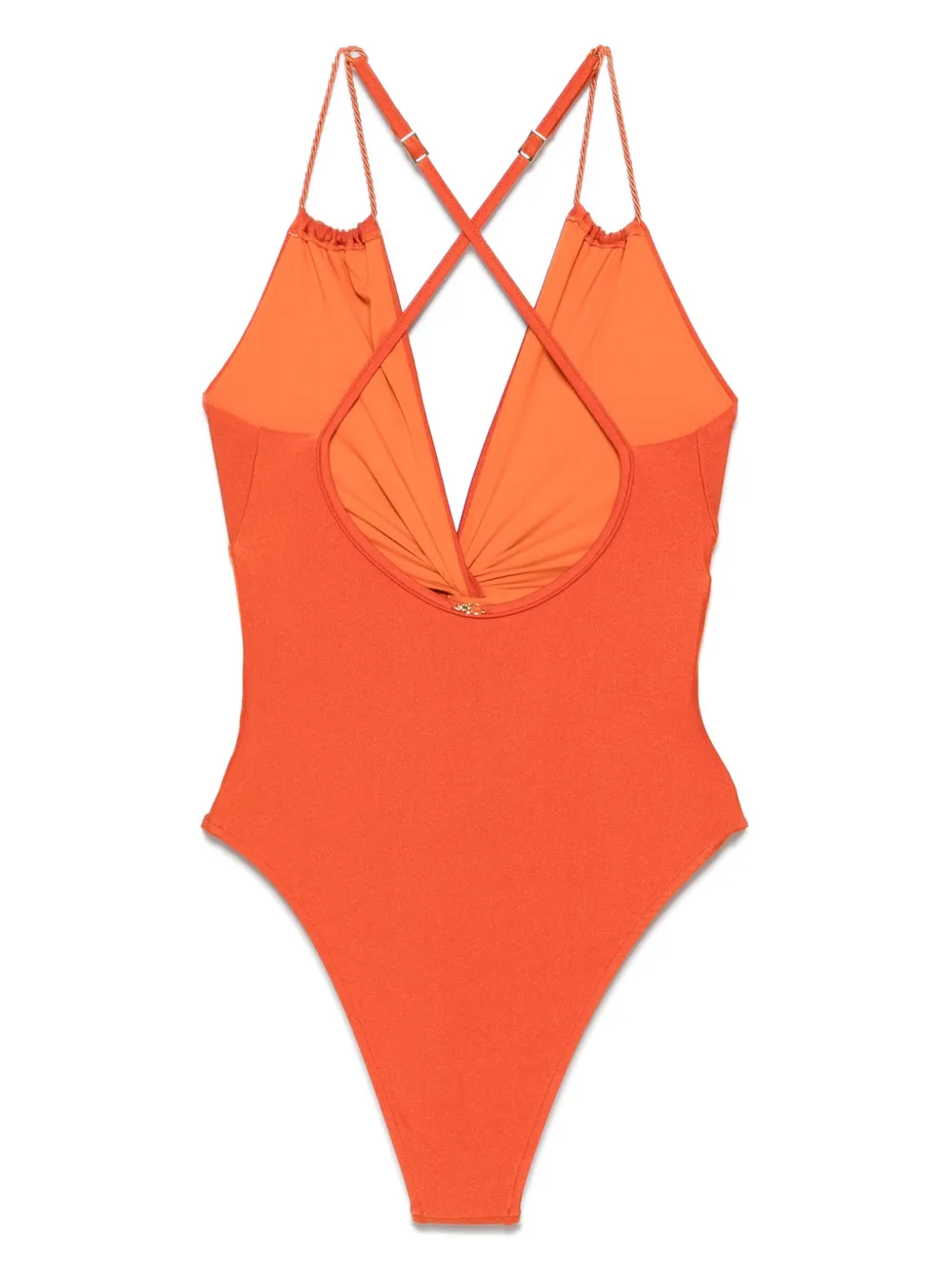 Image 2 of PatBO jersey plunge swimsuit