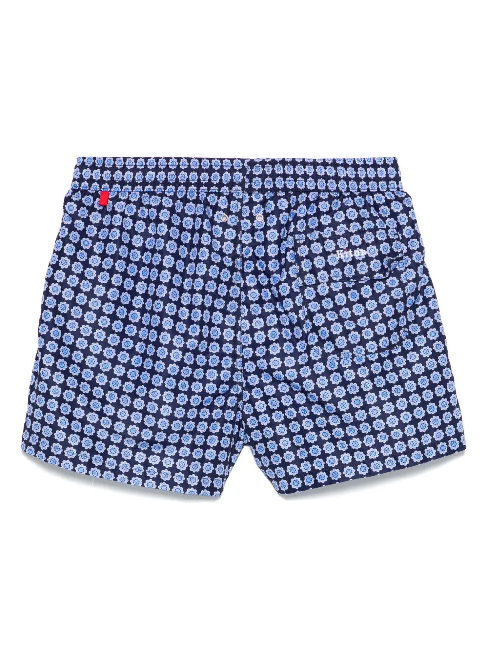 KITON FLORAL-PRINT SWIM SHORTS