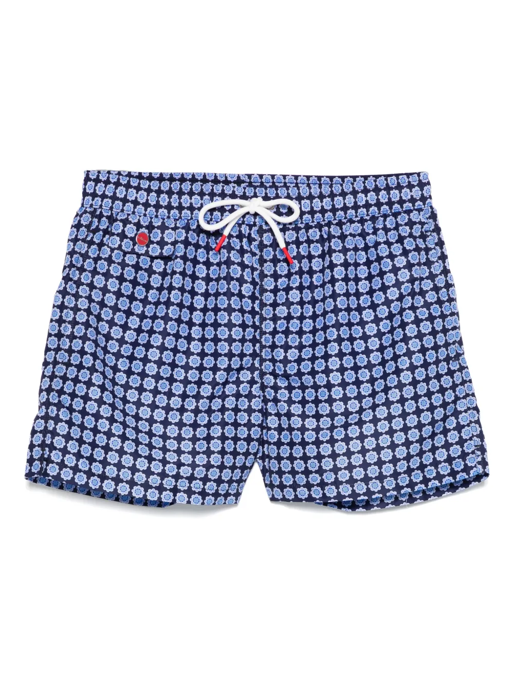 KITON FLORAL-PRINT SWIM SHORTS