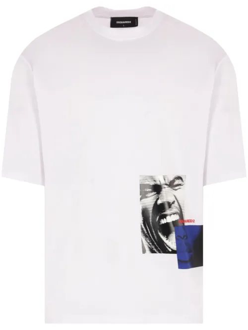 T-shirt à imprimé graphique - DSQUARED2 - Modalova