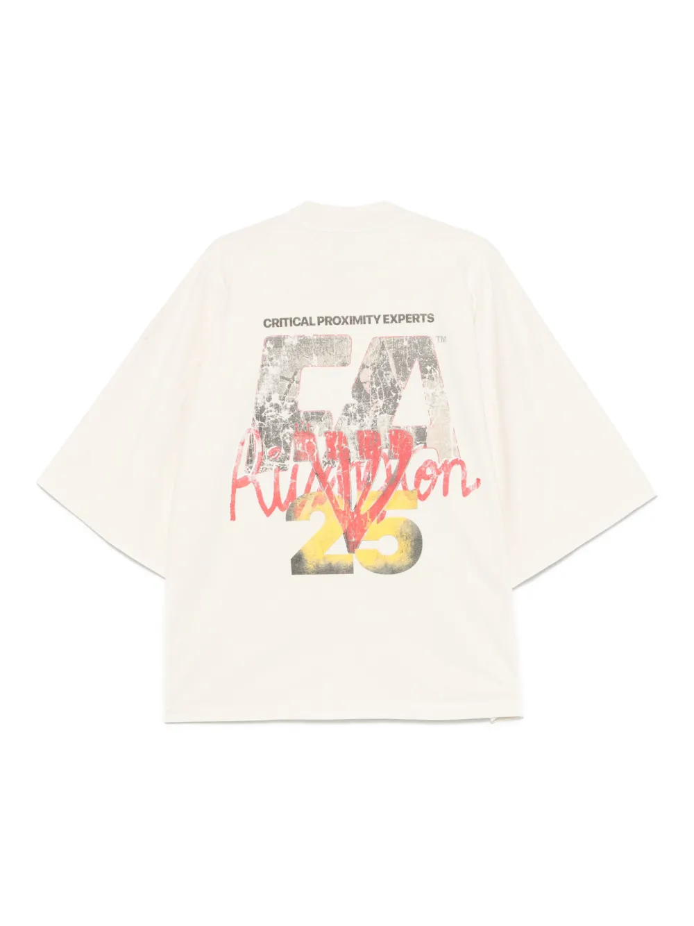 RRR123 Critical Proximity T-shirt - Beige