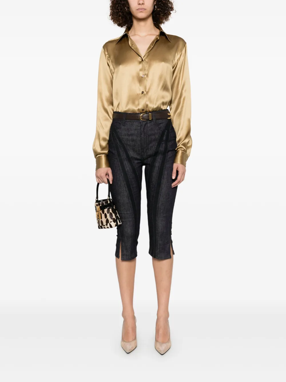 tomford TOM FORD Zijden blouse - Beige