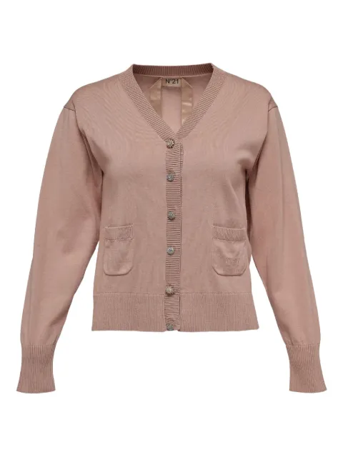 Nº21 embellished pocket cardigan