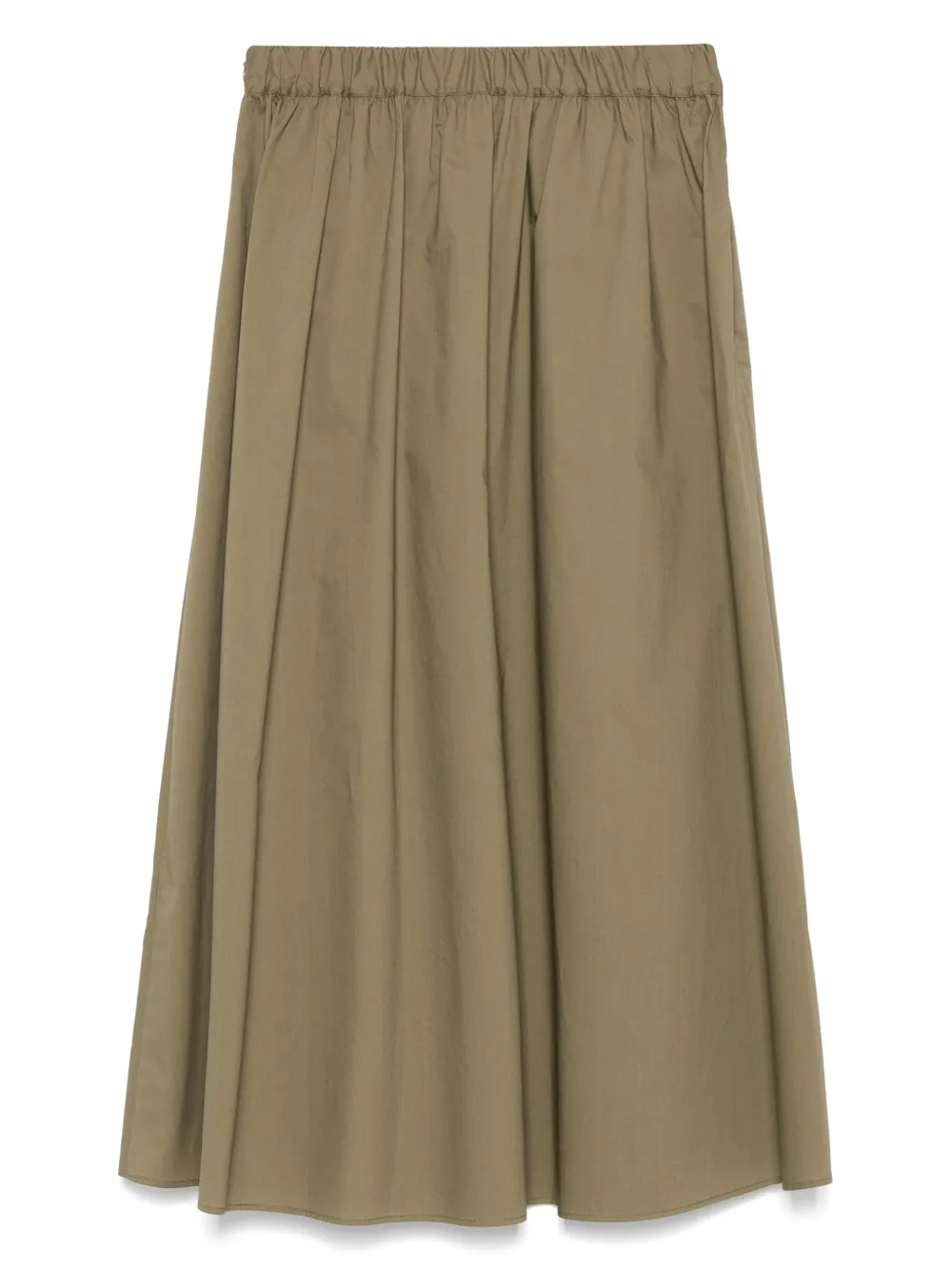 LIU JO poplin midi skirt - Groen