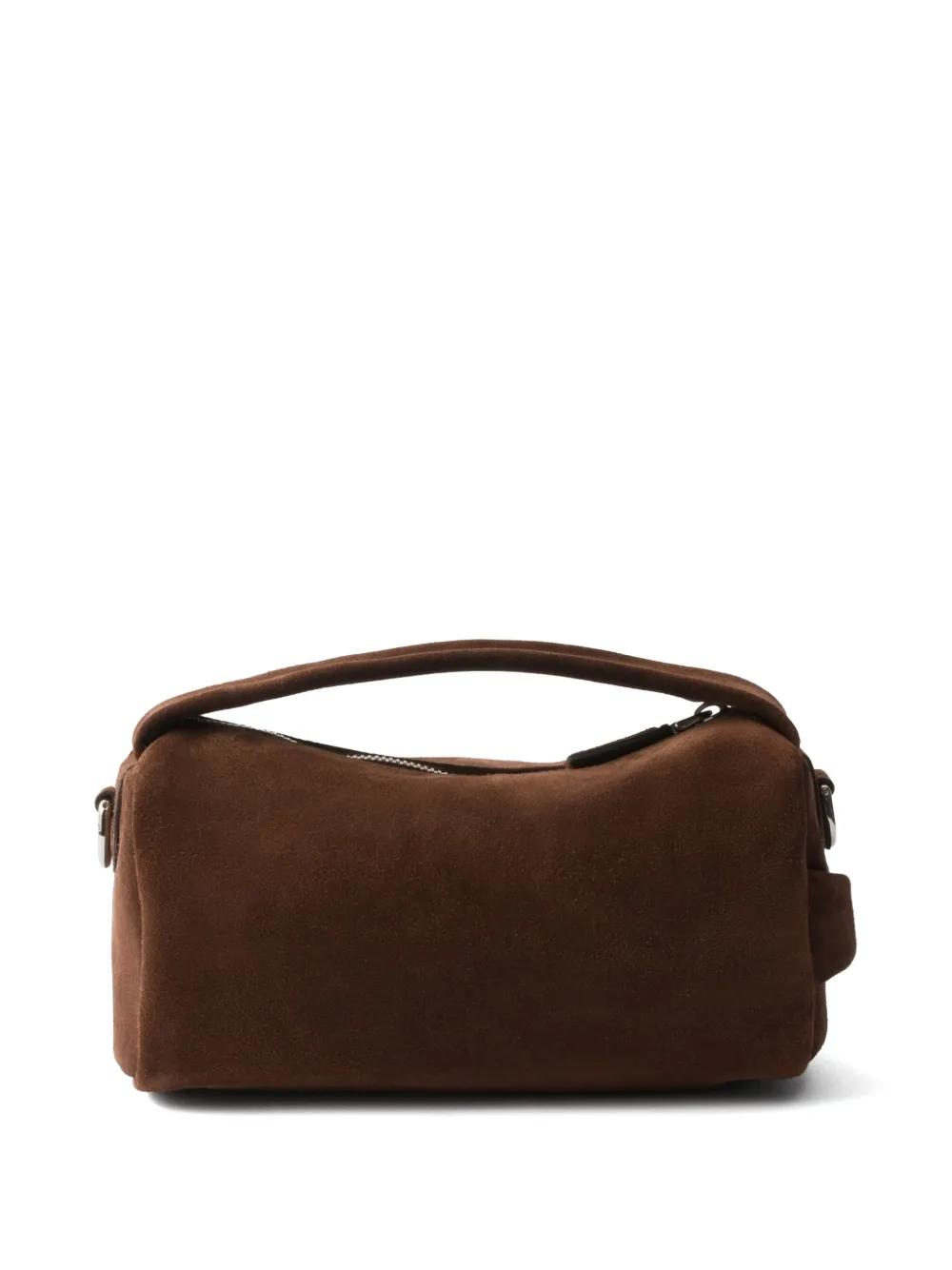 Prada suede shoulder bag