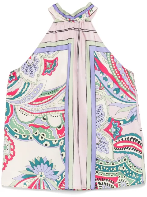 LIU JO printed satin top
