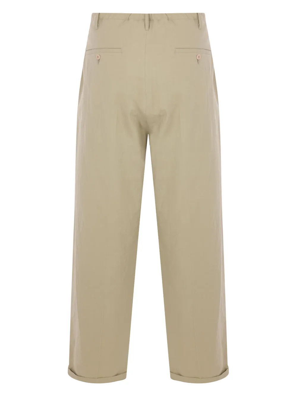 Magliano Ruimvallende broek met logopatch - Beige