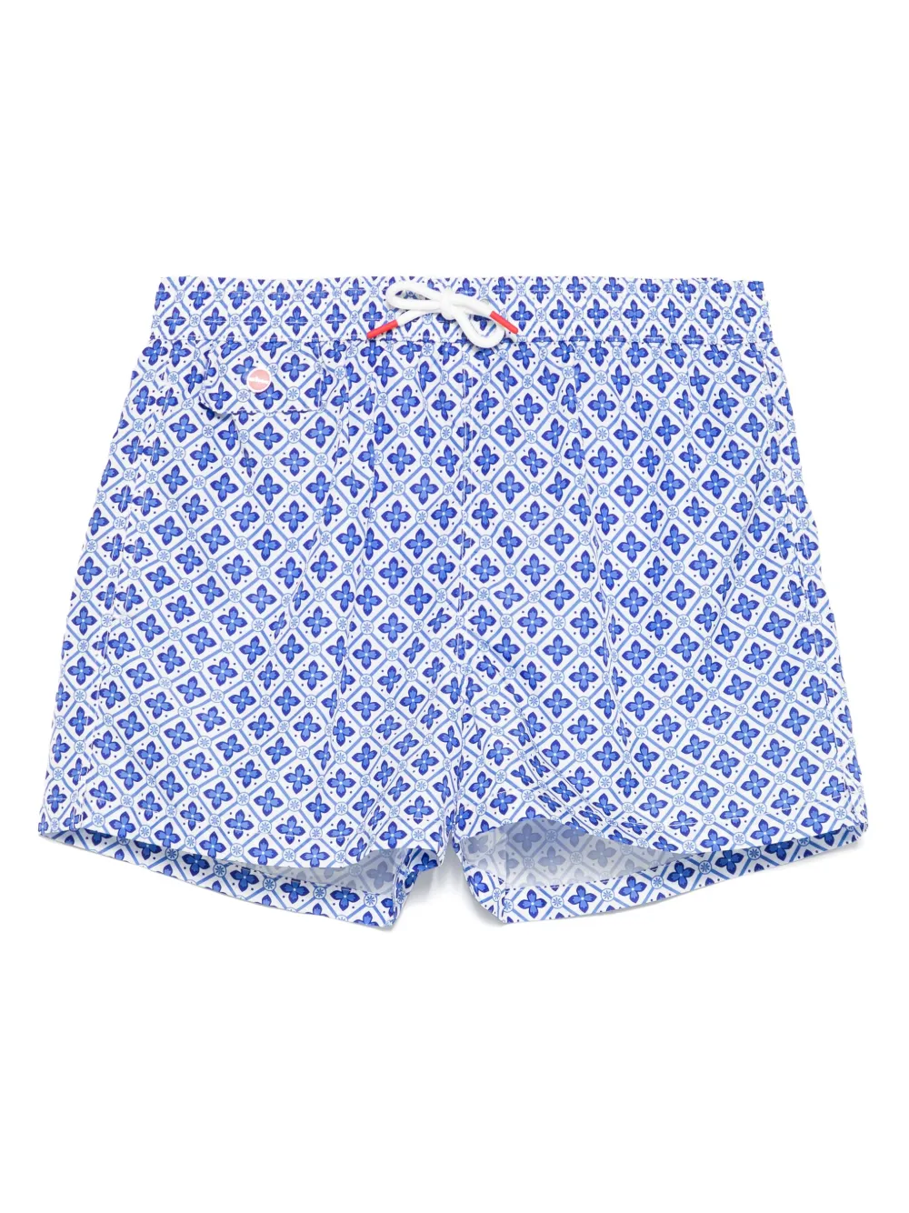 Kiton short de bain à fleurs | bleu | Image 1