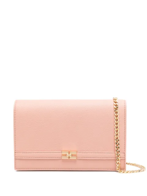 Elisabetta Franchi bolsa de mano con placa del logo