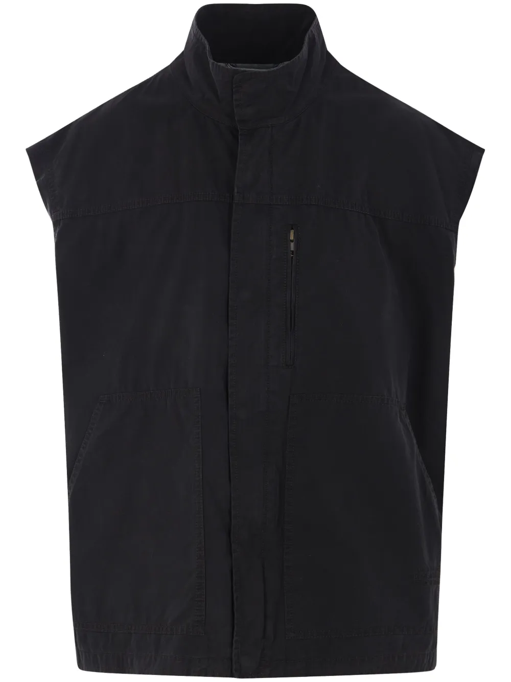 two-tone gilet
