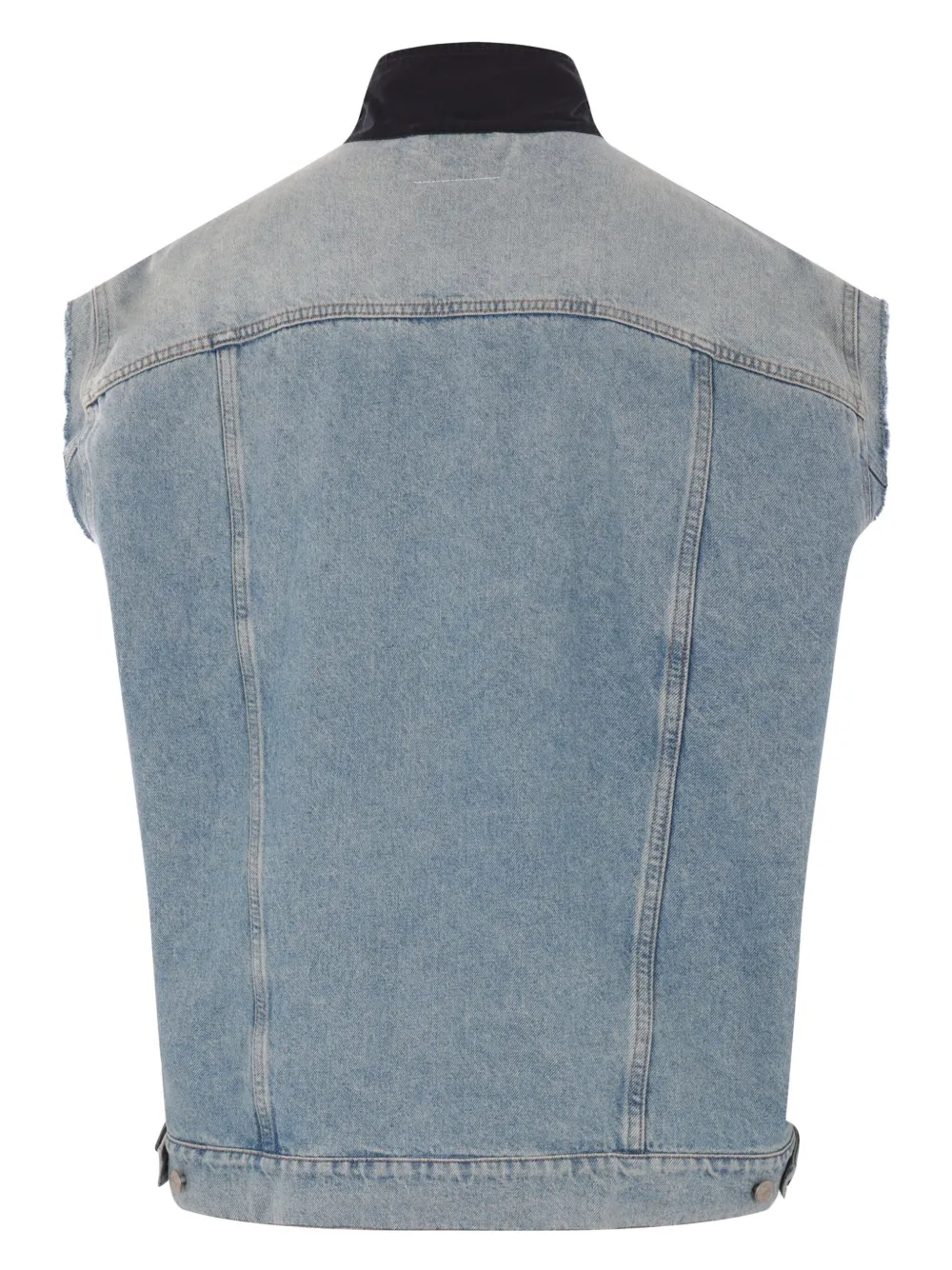 MM6 Maison Margiela two-tone gilet - Blauw