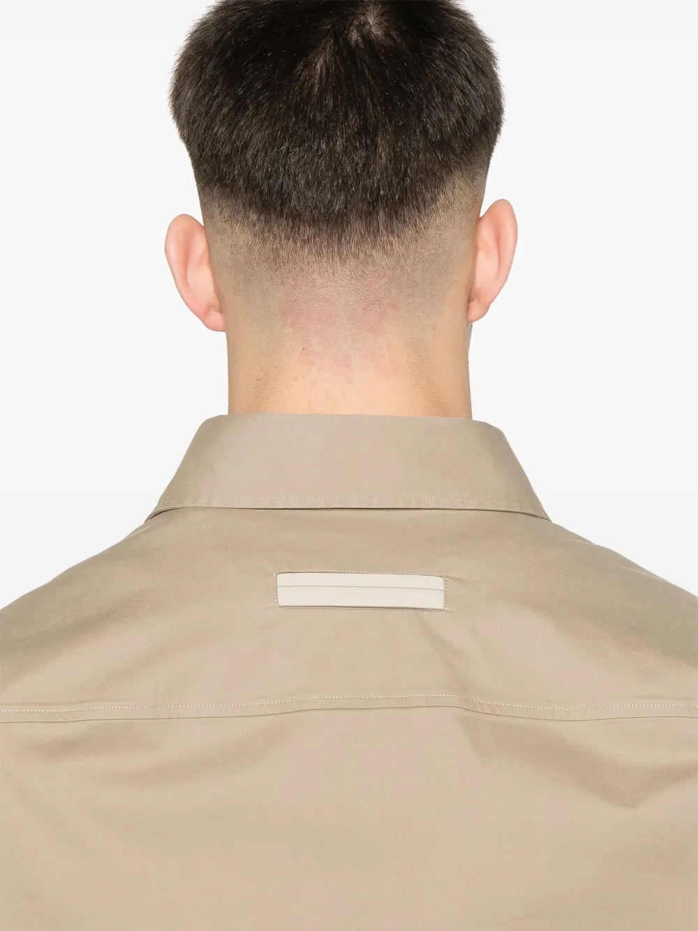 Zegna Popeline overhemd Beige