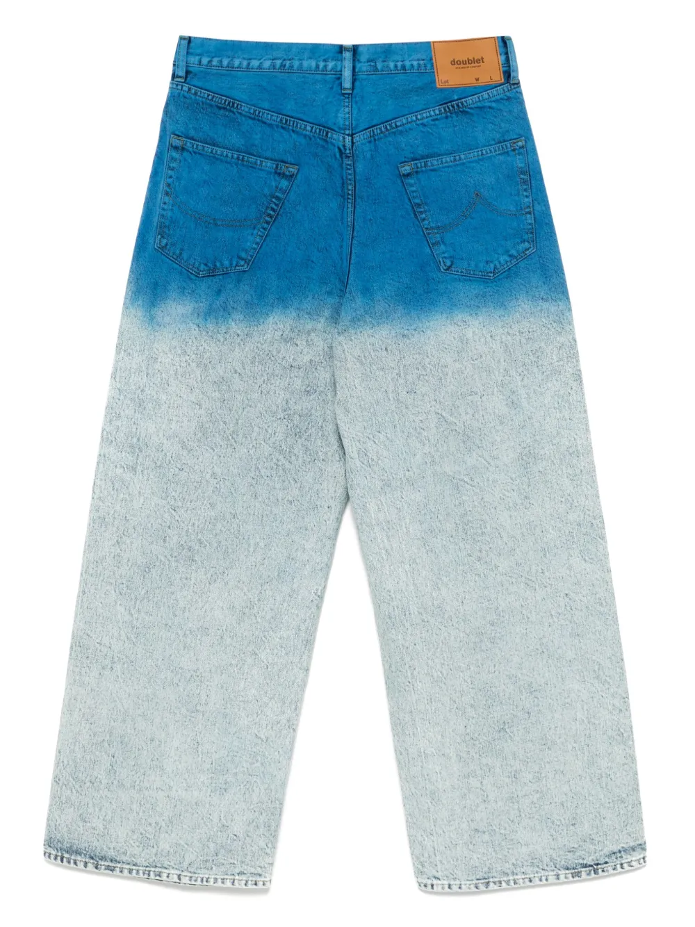 Doublet Jeans met anime-print - Blauw