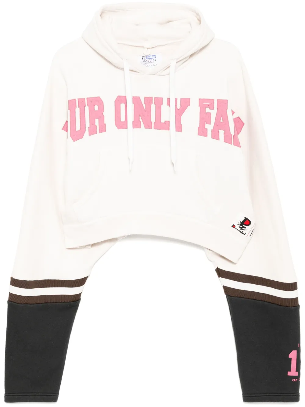 Doublet "Only Fans" hoodie | White | Image 1
