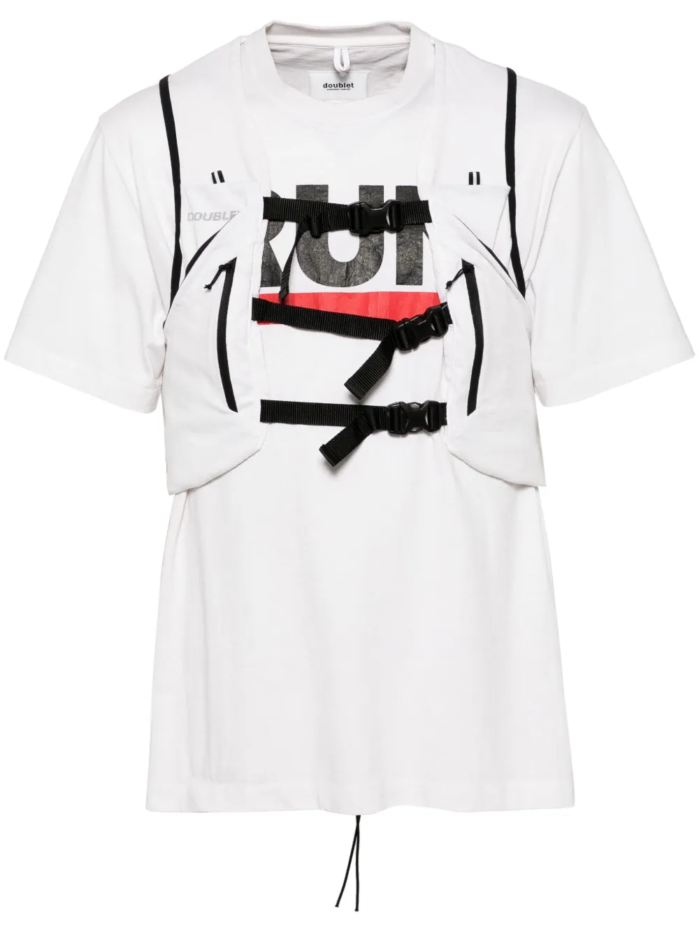 Doublet トレイルベスト Tシャツ | ホワイト | Image 1