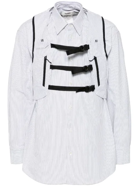 Doublet trail vest striped shirt