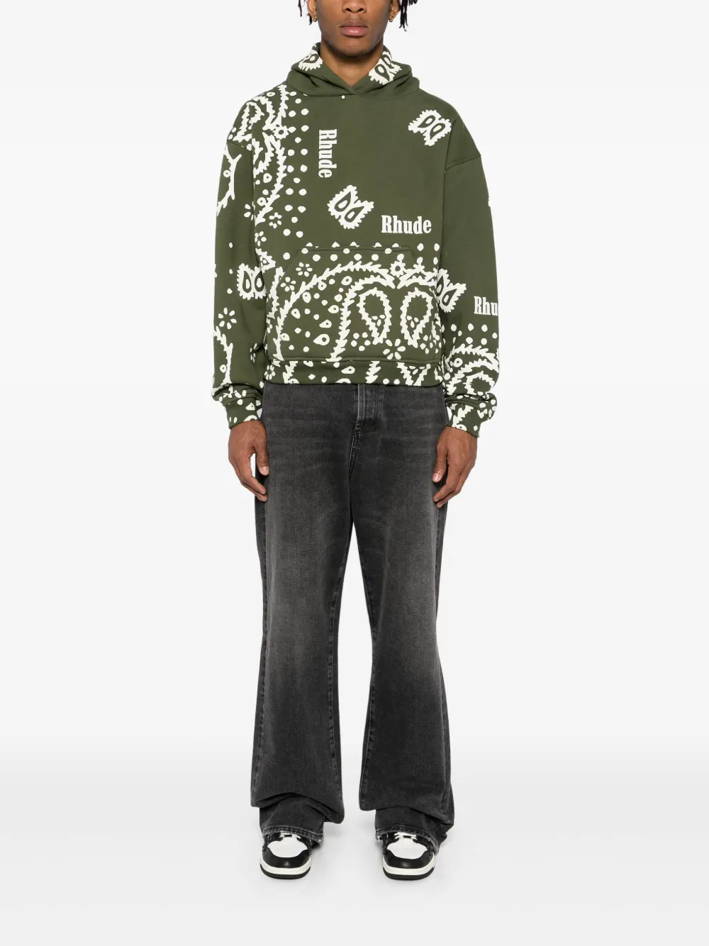 RHUDE bandana-print hoodie | Hoodies | Image 2