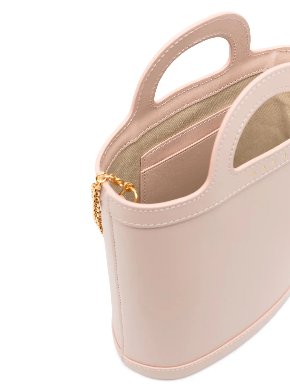 Marni Tropicalia geweven bucket-tas Roze