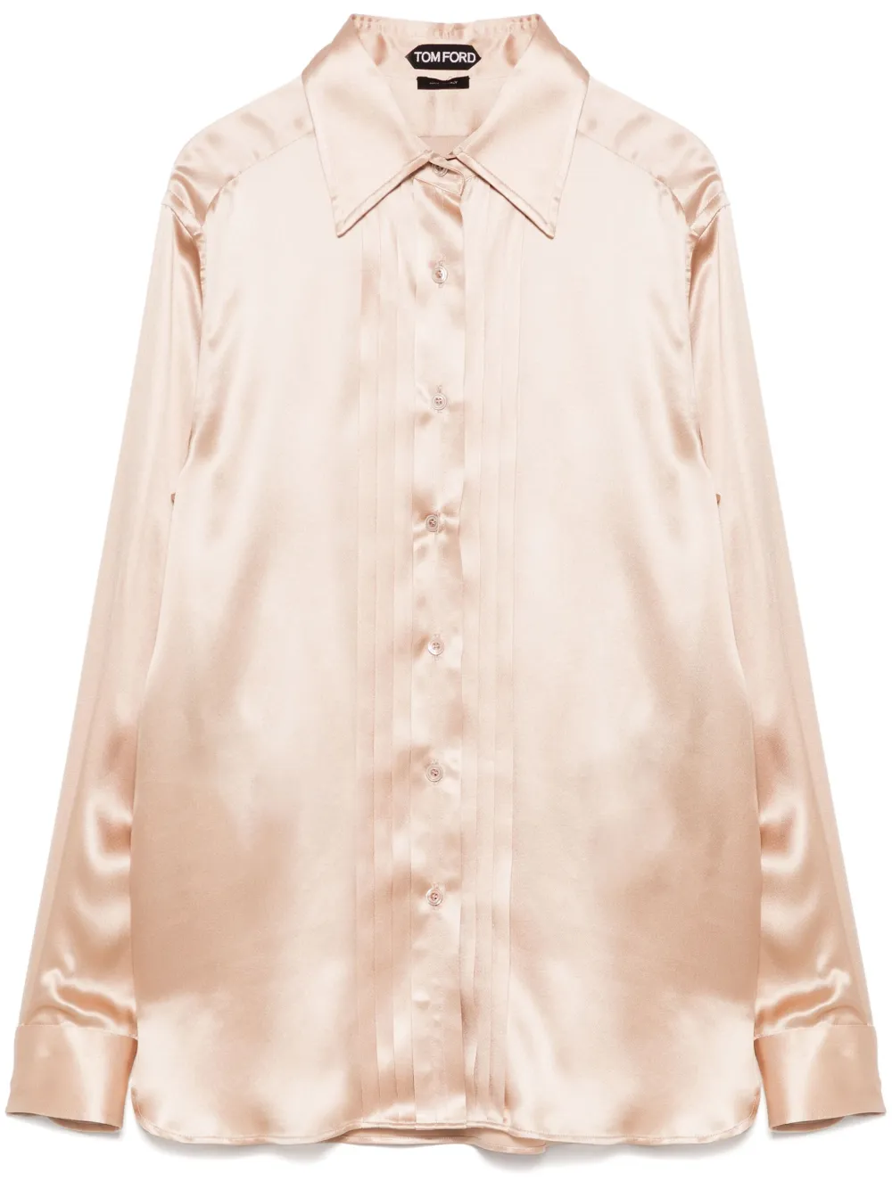 TOM FORD Zijden blouse Beige