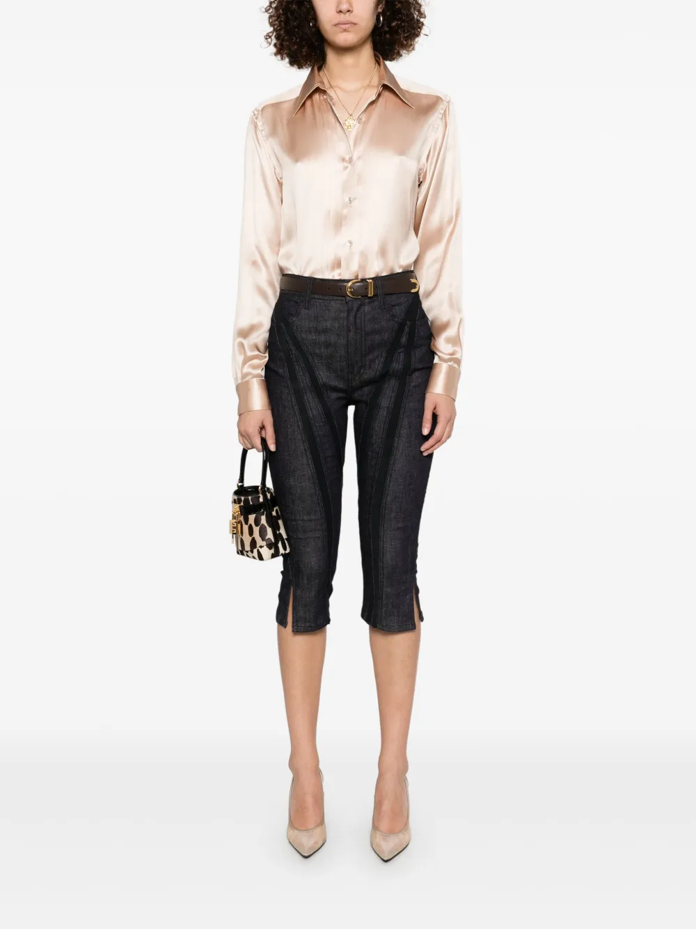 tomford TOM FORD Zijden blouse - Beige